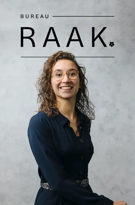 Chantal Duijn voor het logo van Bureau Raak